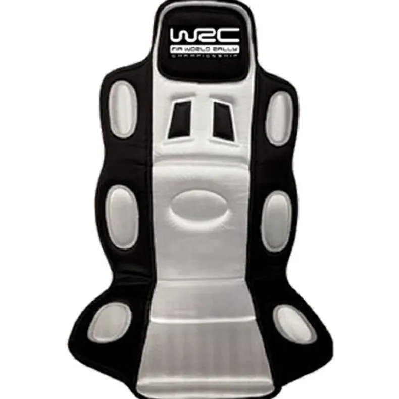 Stoelkussen zilver / zwart