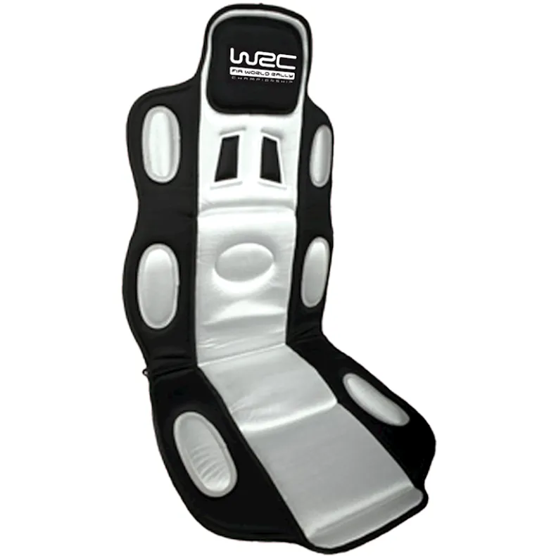 Stoelkussen zilver / zwart