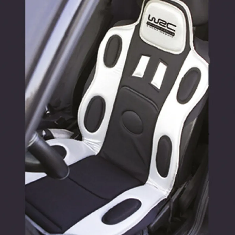 Stoelkussen zwart / zilver