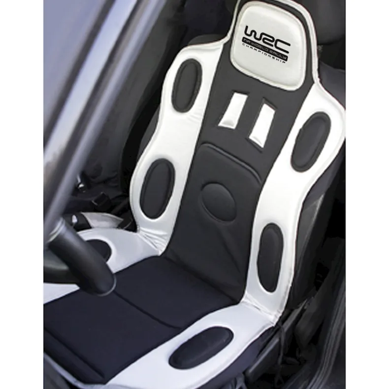 Stoelkussen zwart / zilver