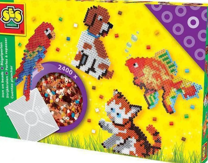 Strijkparels huisdieren 2400 stuks