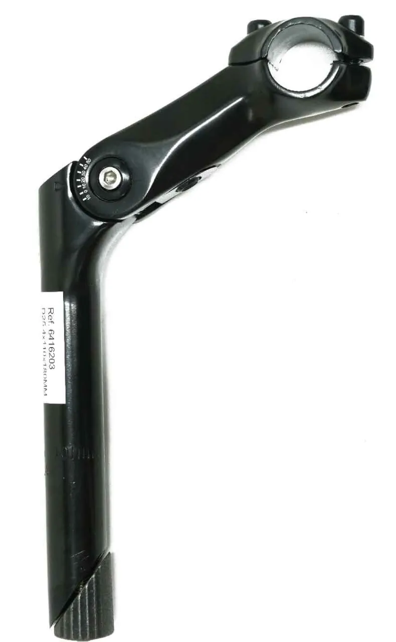 Stuurpen regelbaar alu zwart Dia.25,4 mm / 180 mm / ext.110 mm