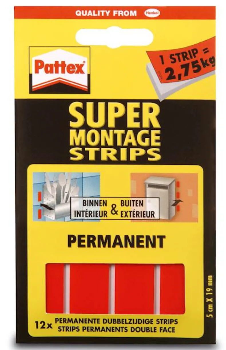 Super montagestrips 12 stuks