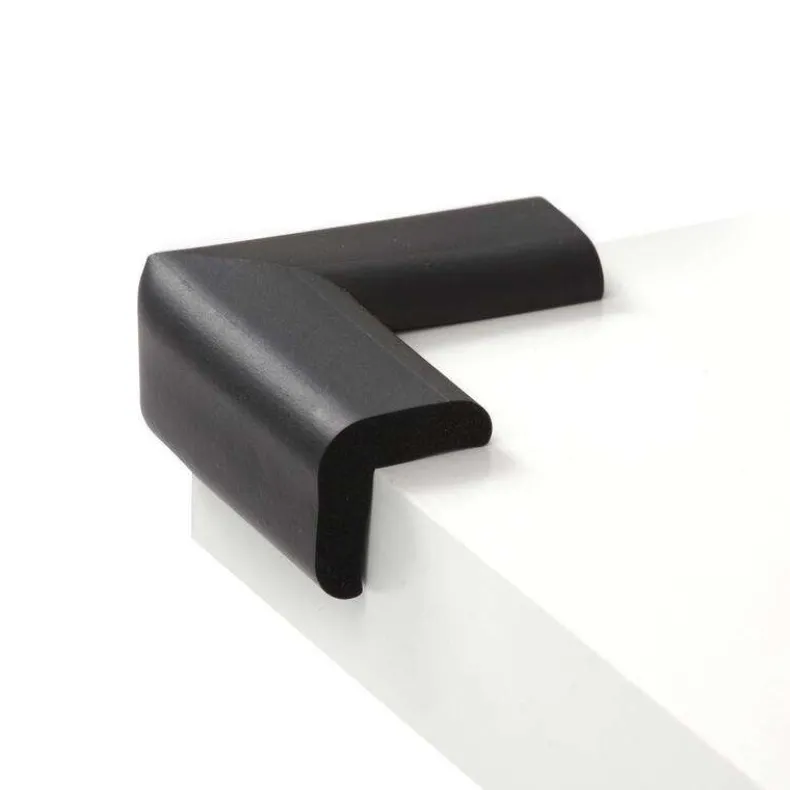 Tafelhoekjes Foam zwart x4