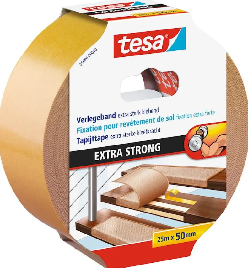 Tapijttape extra strong 25 m x 50 mm