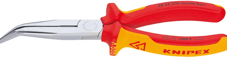 Telefoontang gebogen 200 mm