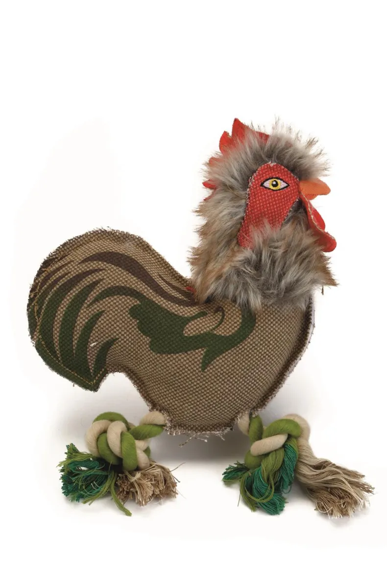 Textiel hondenspeeltje kuku 28 cm