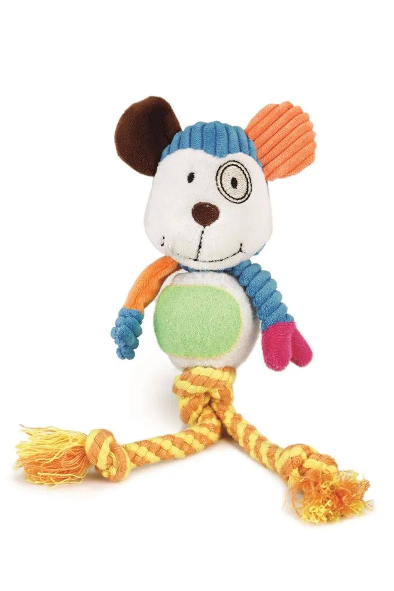 Textiel hondenspeeltje doobs 21 cm