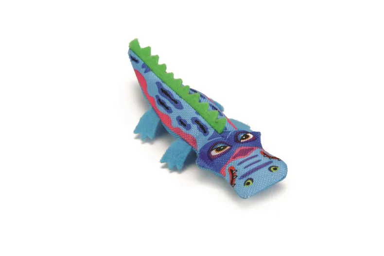 Textiel kattenspeeltje alligio 13,5 cm