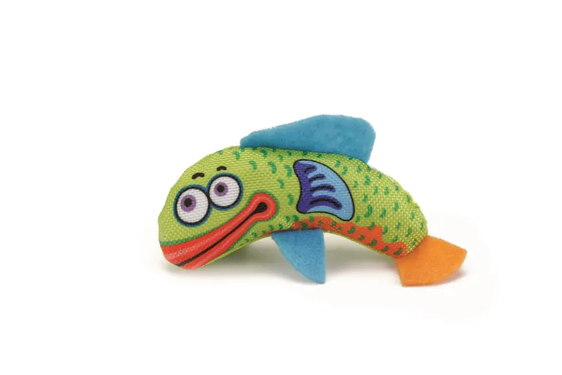 Textiel kattenspeeltje flippy 10 cm