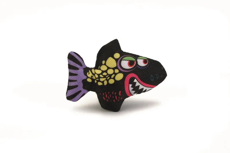 Textiel kattenspeeltje blackie 7,5 cm