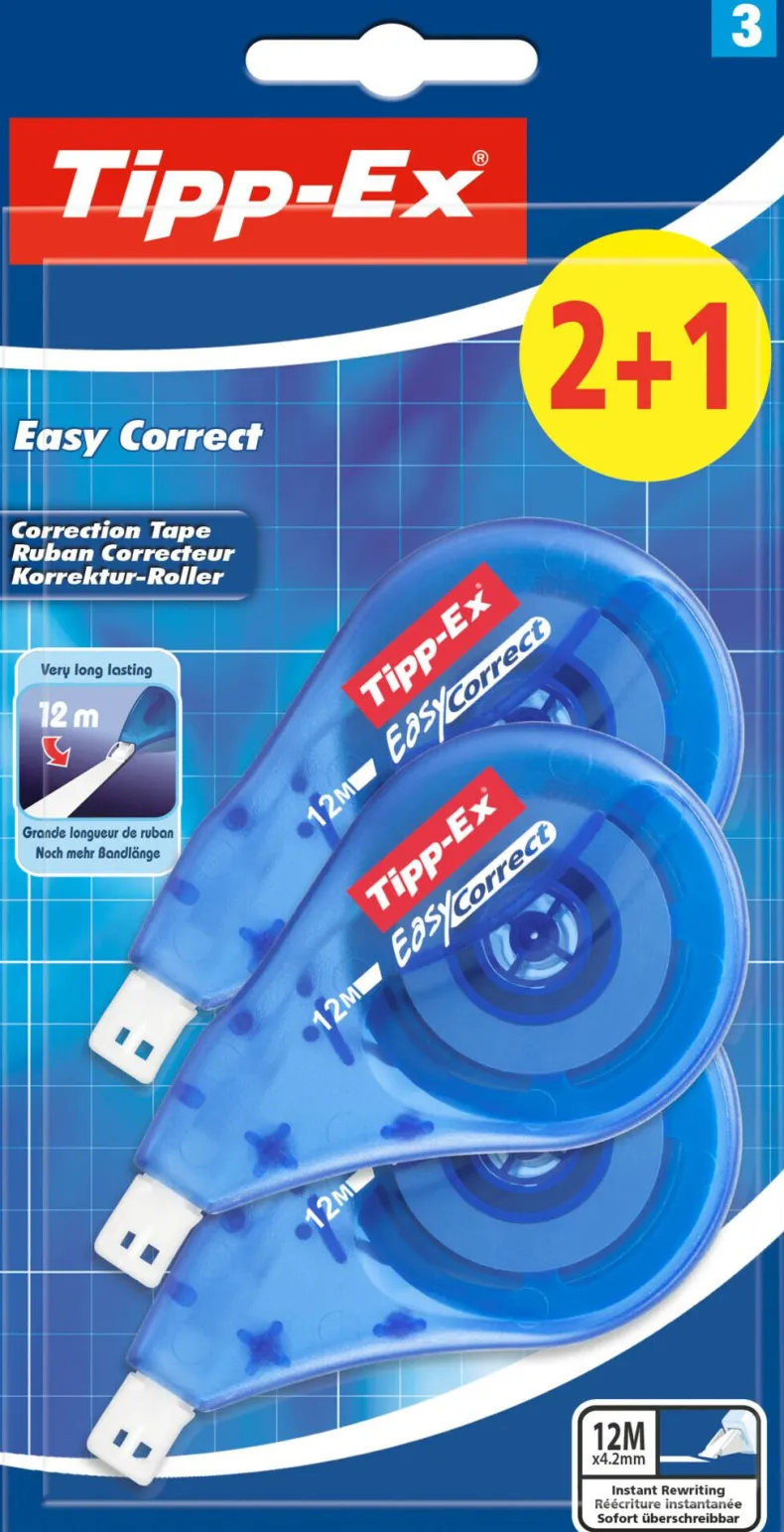 Tipp-ex Easy Correct 2+1