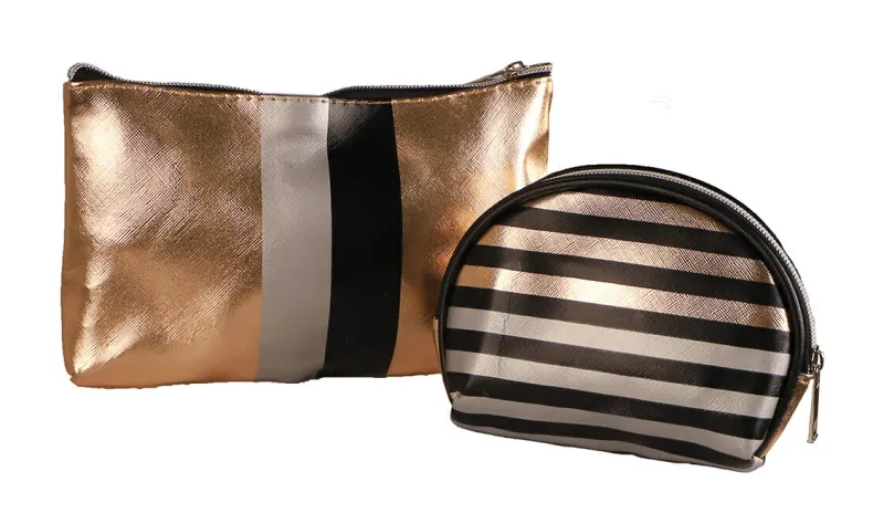 Toilettas + mini roze glitter