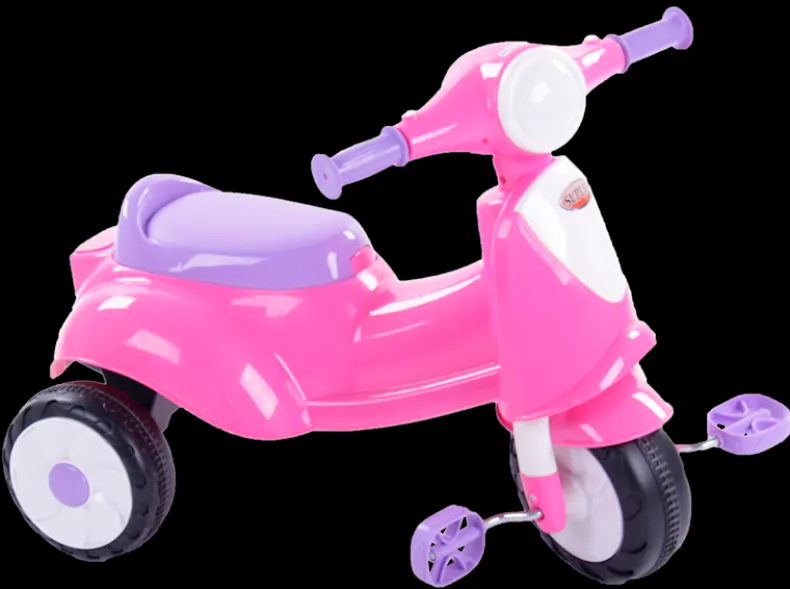 Trike scooter roze