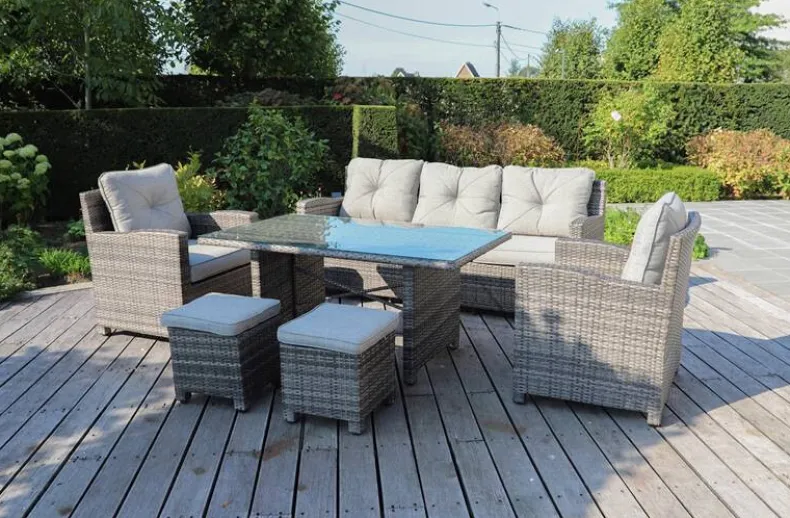 Tuinset wicker Stockholm