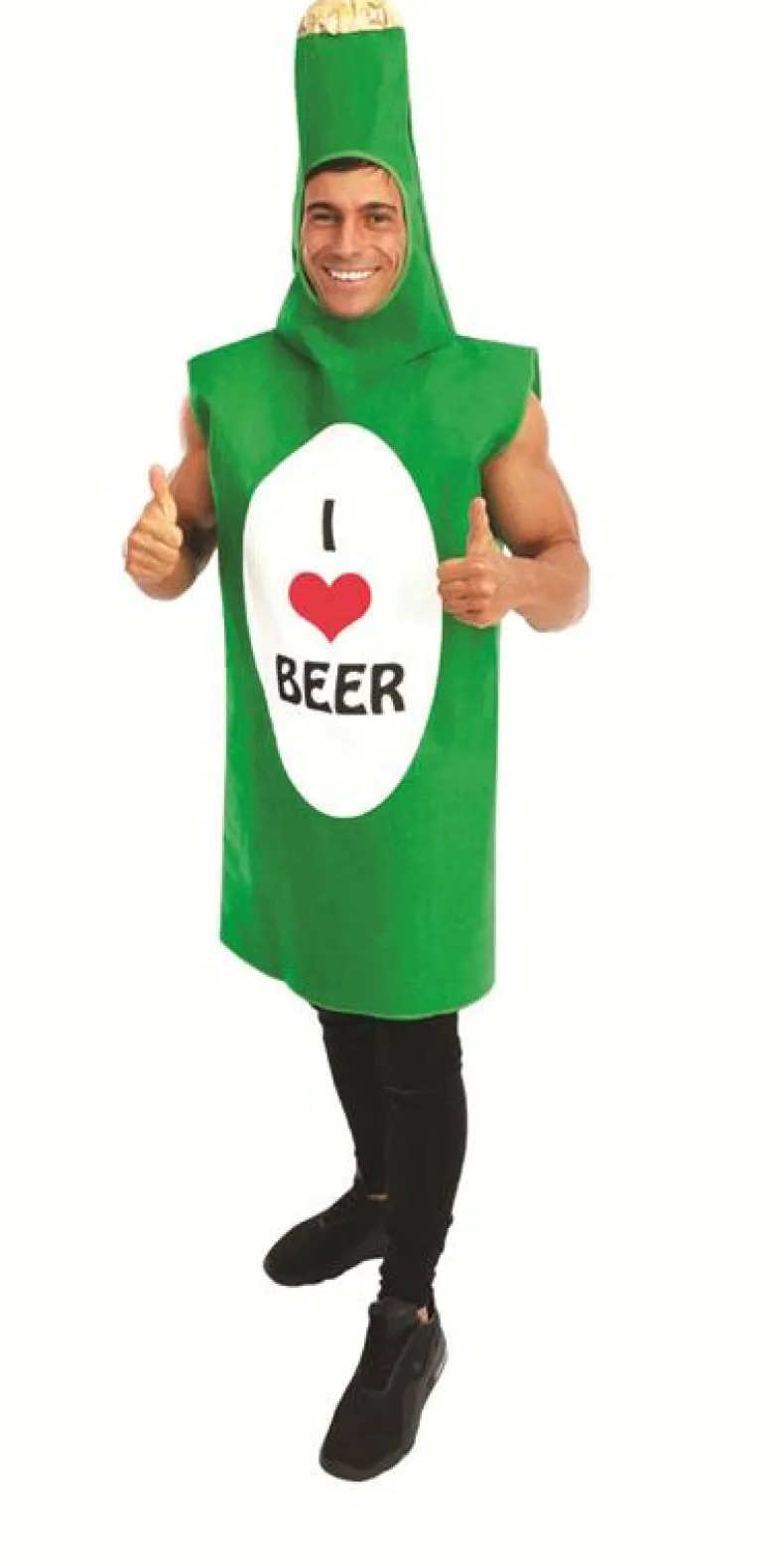 Kostuum Bierfles volwassenen - Foam - One Size