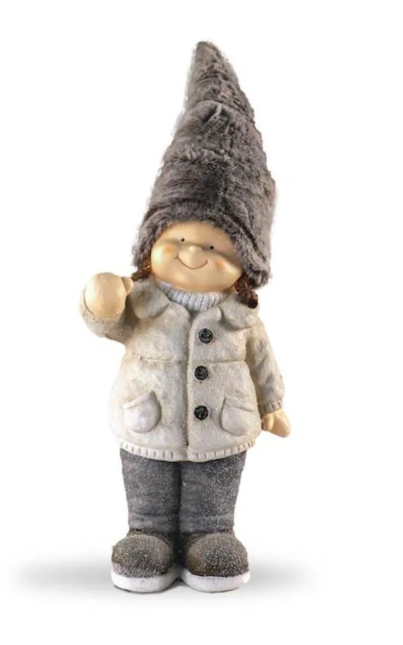 Meisje met grote muts 25x73 cm