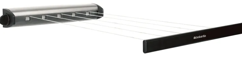 Uittrekbare drooglijn 22 m mat staal