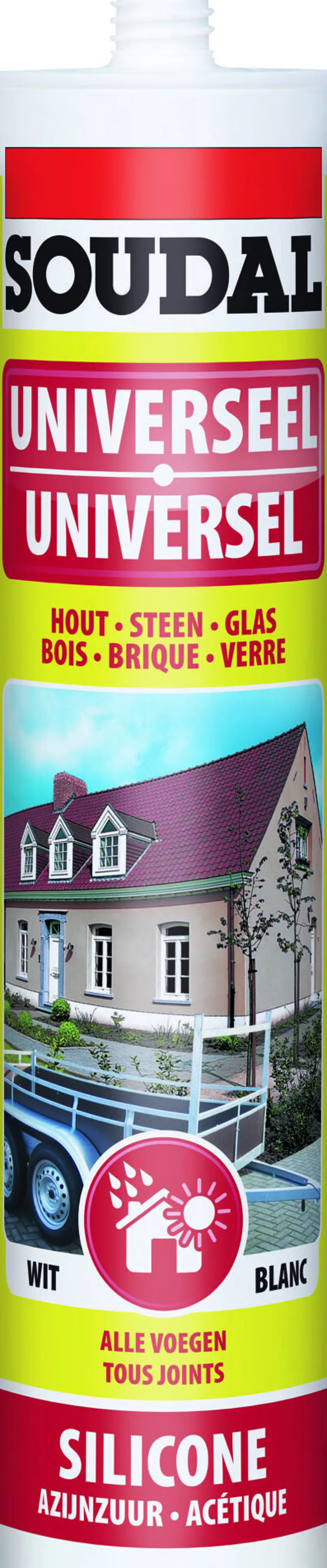 Universele silicone wit 310 ml