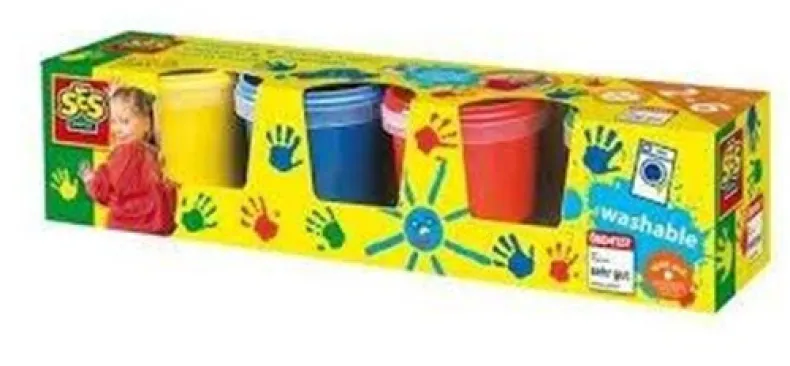 Vingerverf 150ml 4 kleuren