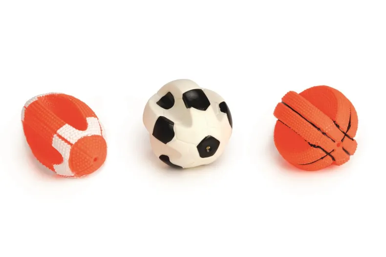 Vinyl sportbal klein 10 cm