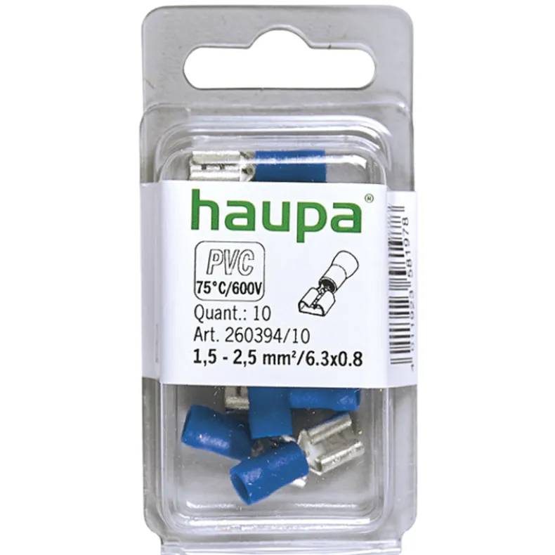 Vlakke huls 1,5-2,5 blauw