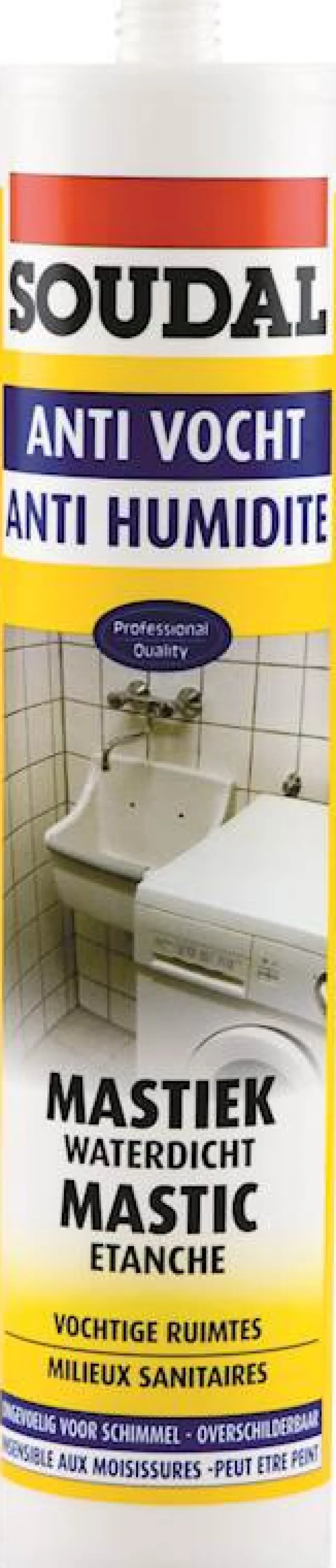 Vochtwerende kit wit 310 ml