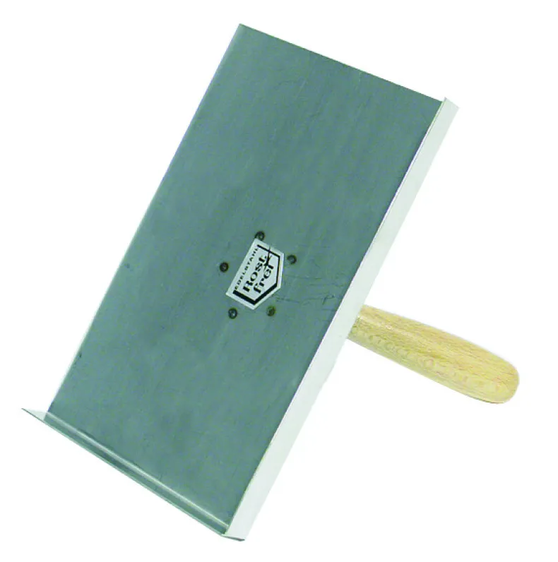 Voegerspalet model rechts met handgreep in hout 230 x 150 mm