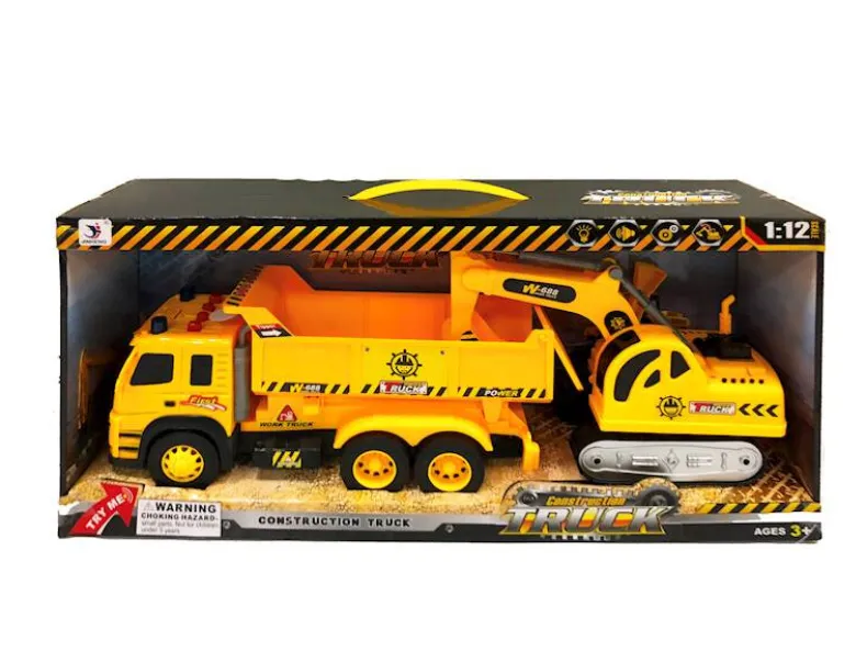 Vrachtwagen met licht en geluid