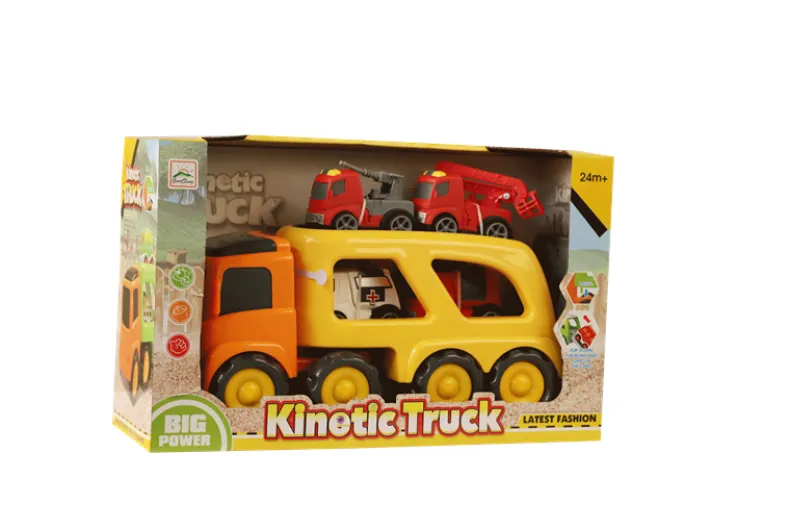 Vrachtwagen met licht en geluid geel