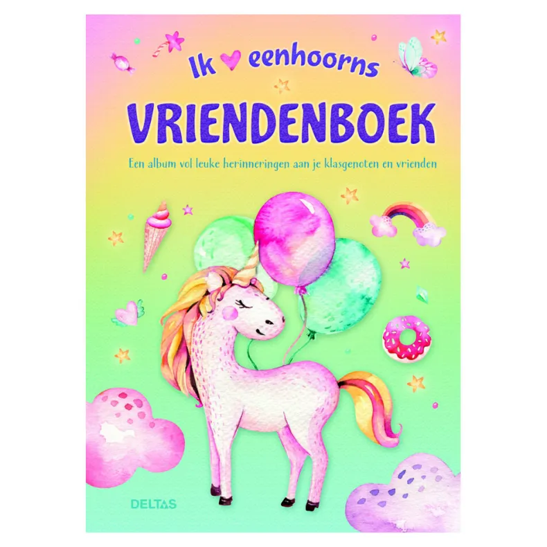 Vriendenboek eenhoorn