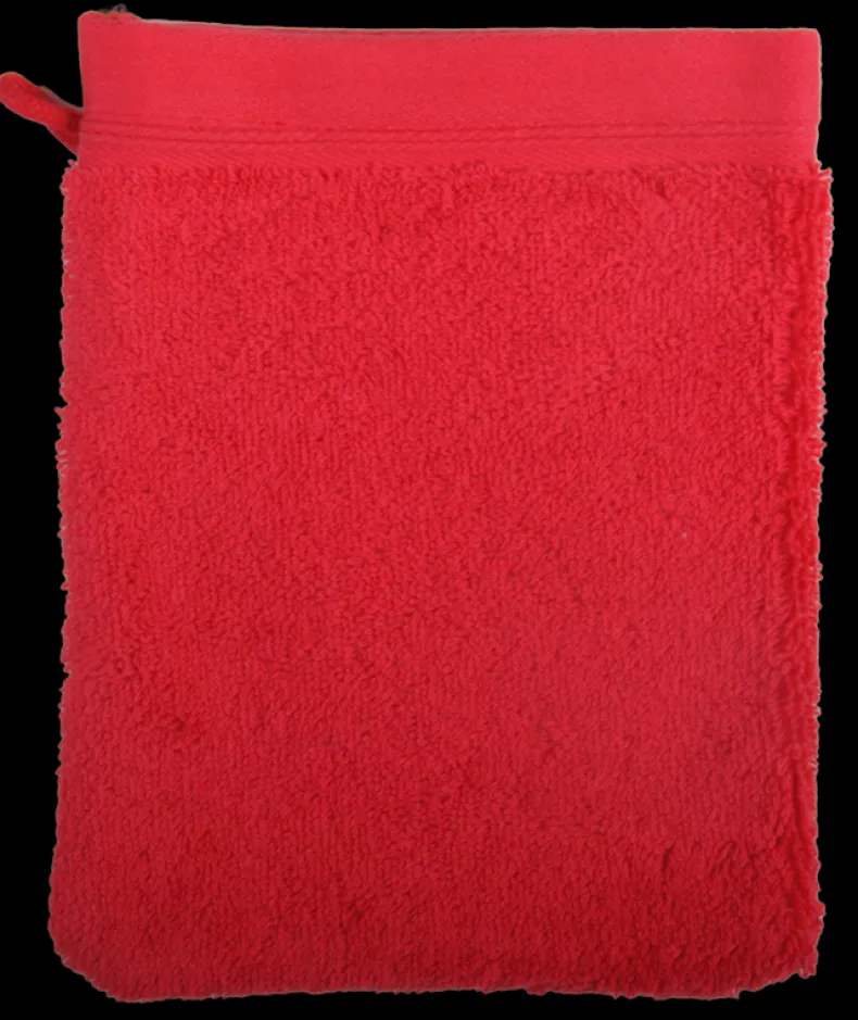 Washand 15 x 21 cm rood