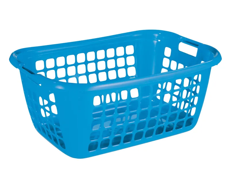 Wasmand blauw 65 x 45 x 27 cm