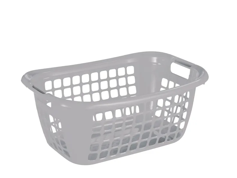 Wasmand zilver 55 cm