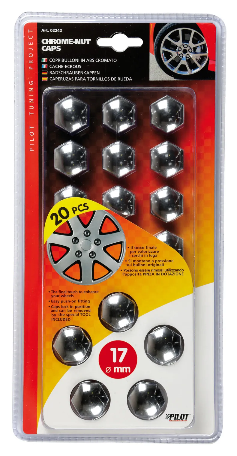 Wielmoerdoppen ABS x20 17mm