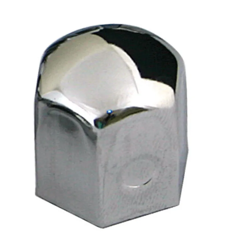 Wielmoerdoppen in Gechromeerd Staal x20 19mm