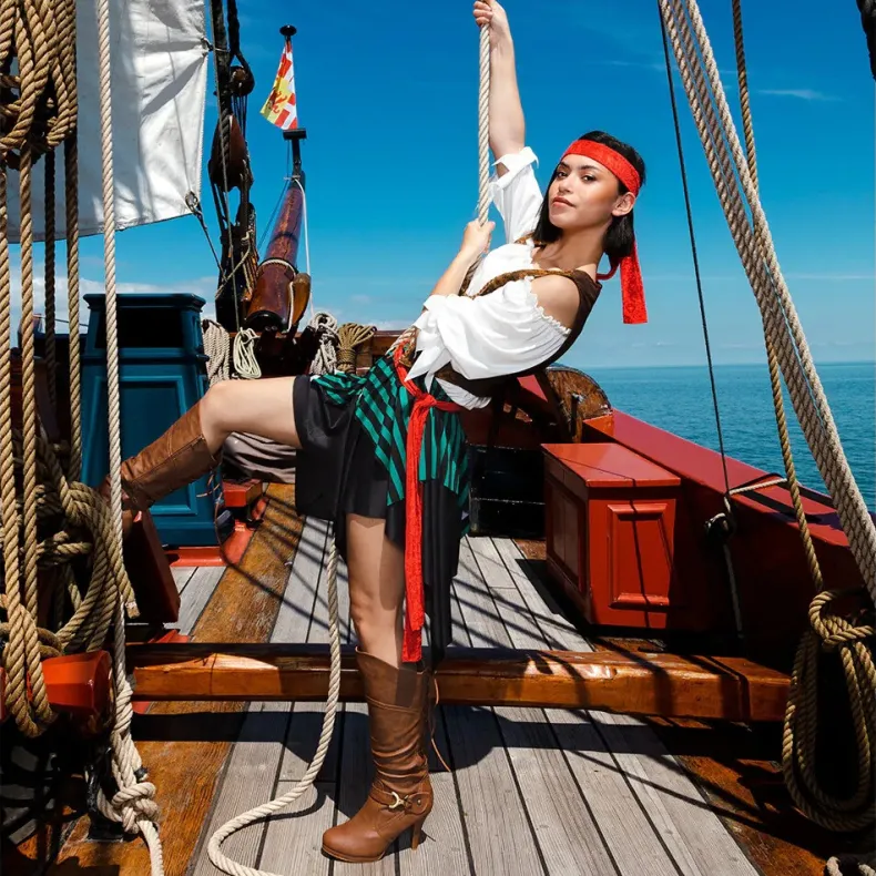 Kostuum Piraat Storm Dames - Maat 36-38