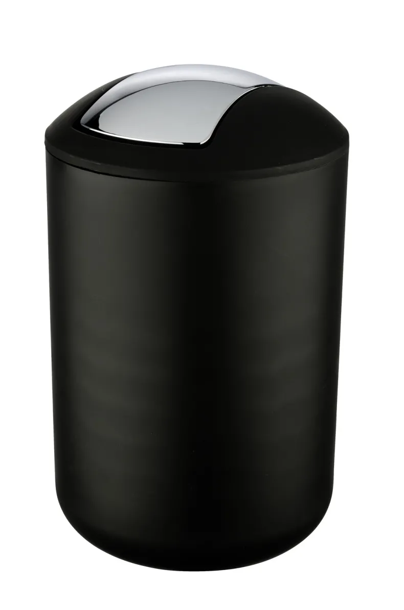 Afvalemmer Brasil zwart 6,5 L