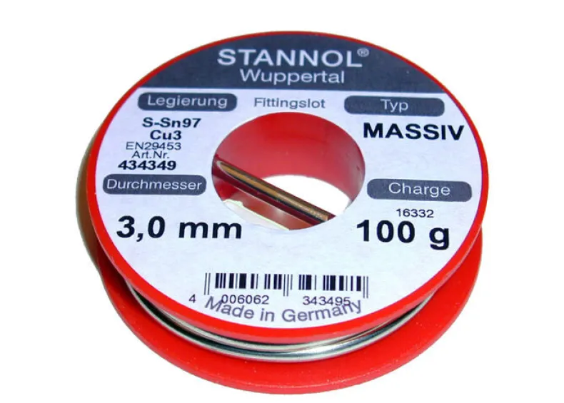 Zacht soldeer Ø 3 mm 100 g