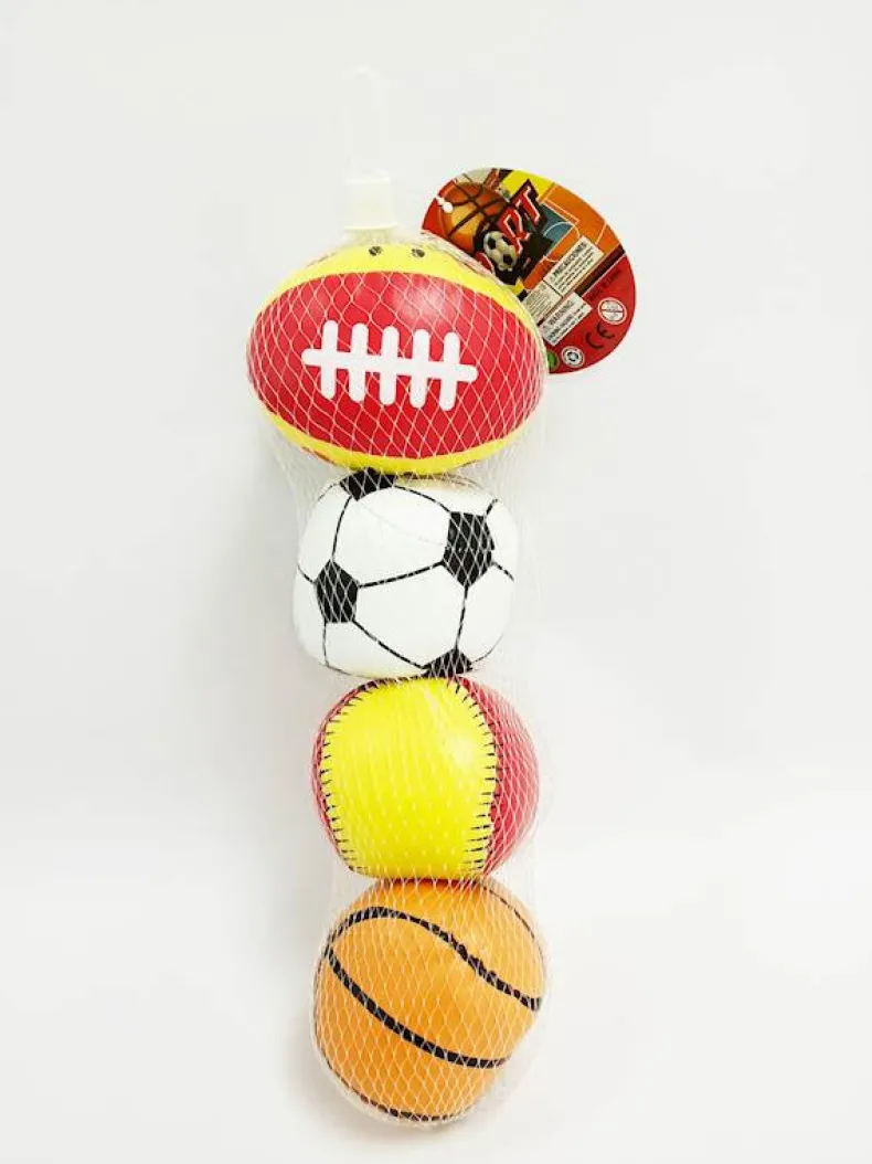 Zachte balletjes set 4 stuks