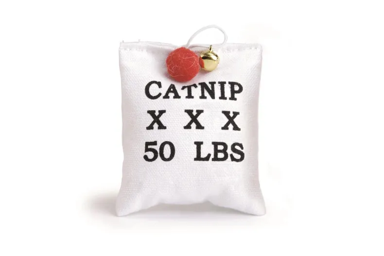 Zakje met catnip 10 cm canvas