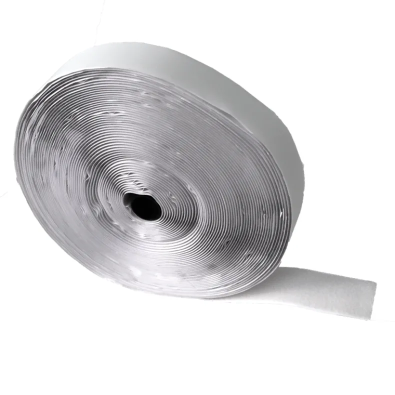 zelfklevende velcro 25 m 50 mm loop wit