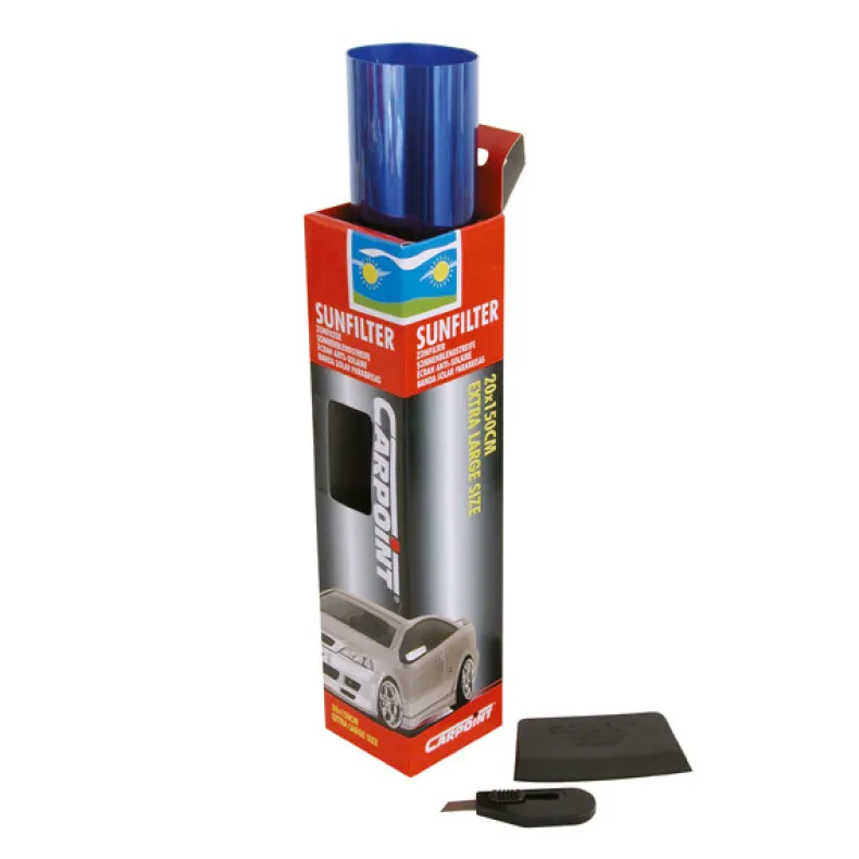 Zonfilter blauw 20 x 150 cm