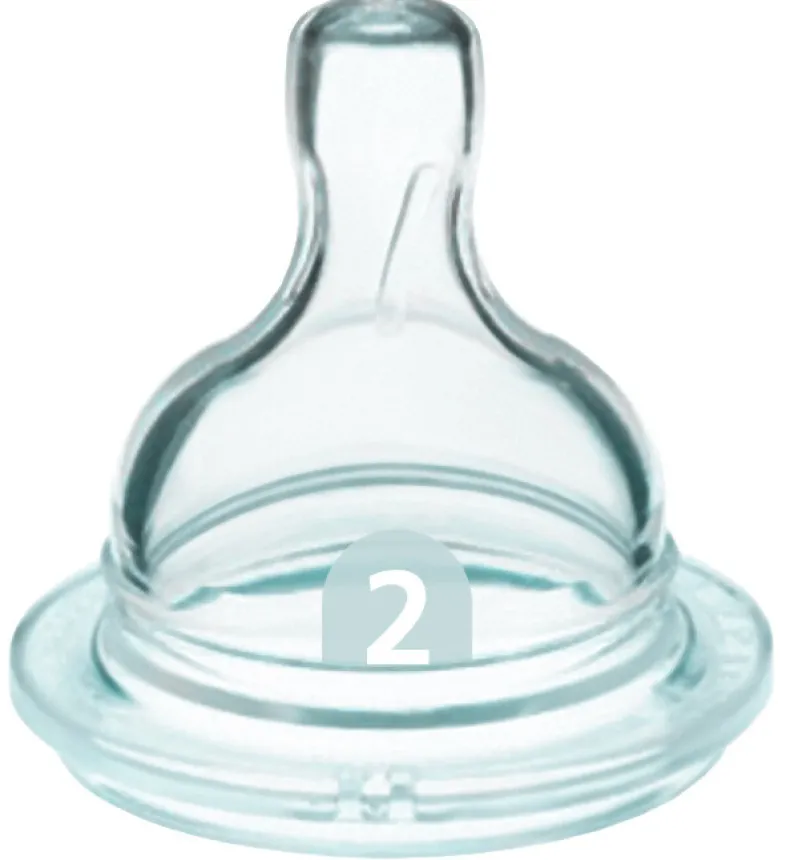 Zuigspenen slow 2 gaten 2 stuks