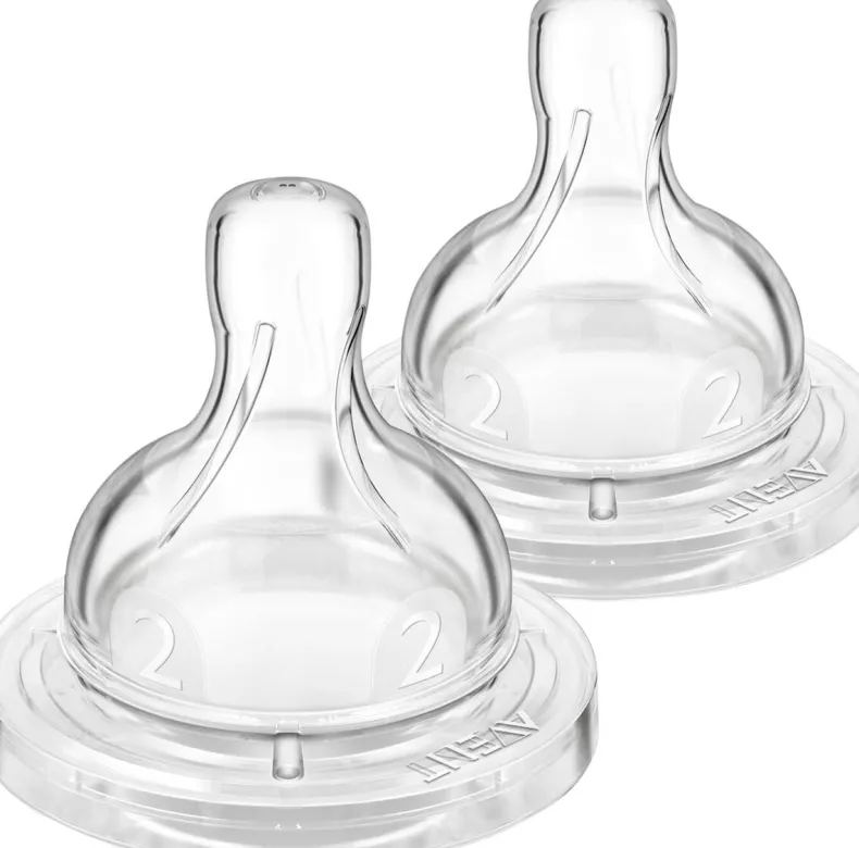 Zuigspenen slow 2 gaten 2 stuks