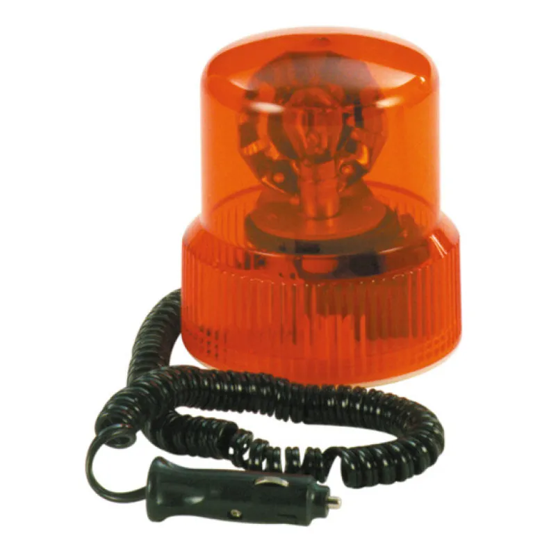 Zwaailamp 12 V oranje  magneet