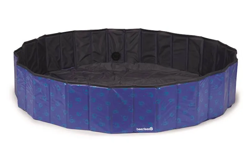Zwembad doggy dip blauw L