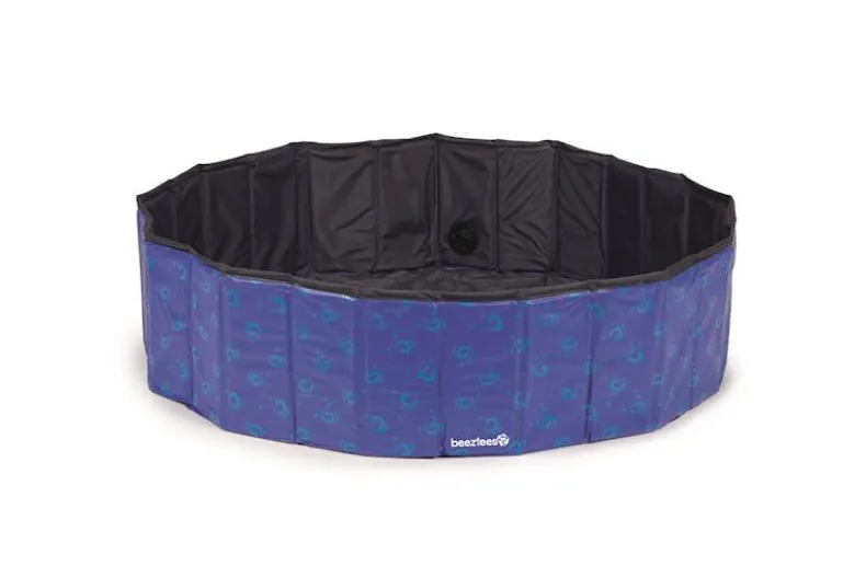 Zwembad doggy dip blauw M