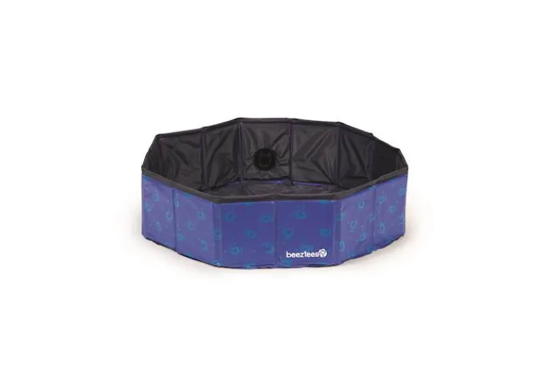 Zwembad doggy dip blauw S